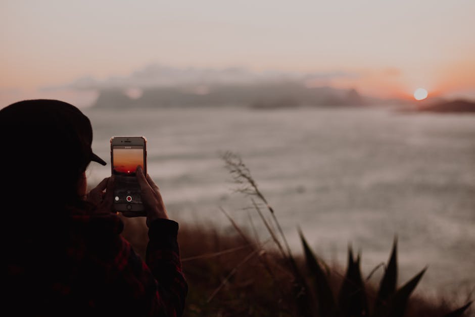 Travel photography phone scenic